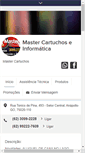 Mobile Screenshot of mastercartuchos.com.br